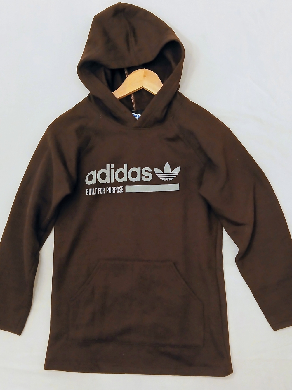 NWT Adidas Originals “Built for Purpose” Trefoil Hoodie Brown Size S Mens/Junior